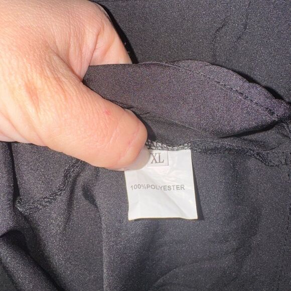 Women's Long Sleeve High Neck Open Bust Dress Size XL - Picture 8 of 8